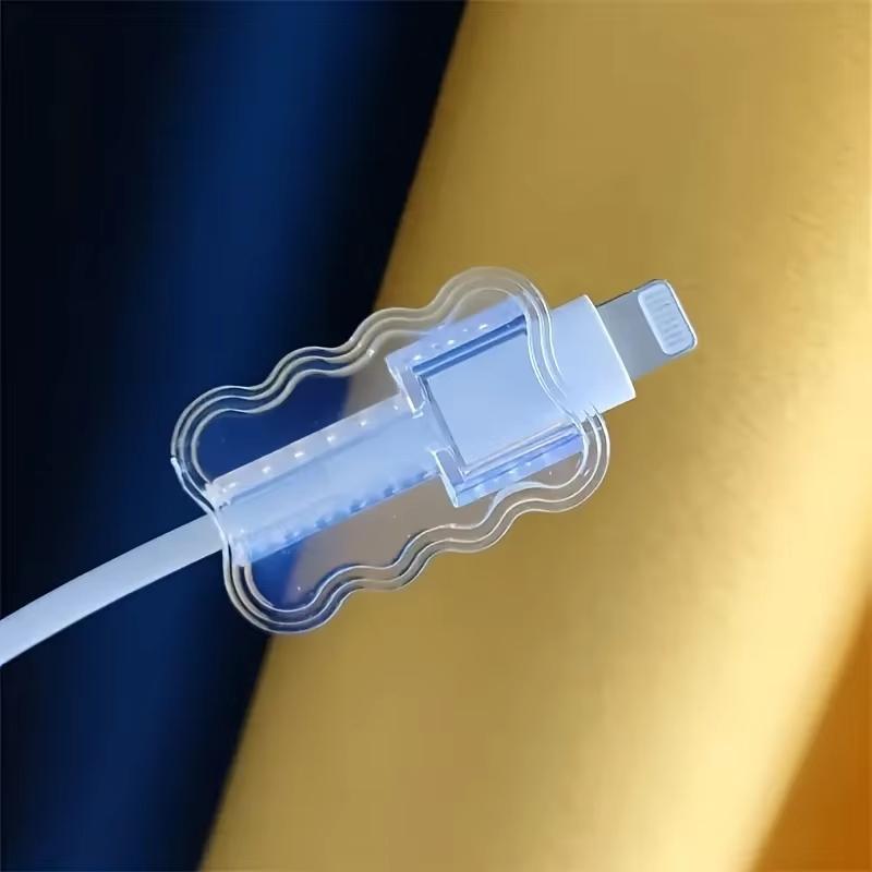 

Data Cable Protector Sleeves Anti-Breakage Cord Saver Mobile Phone Accessory Flexible Cord Management for School and Home