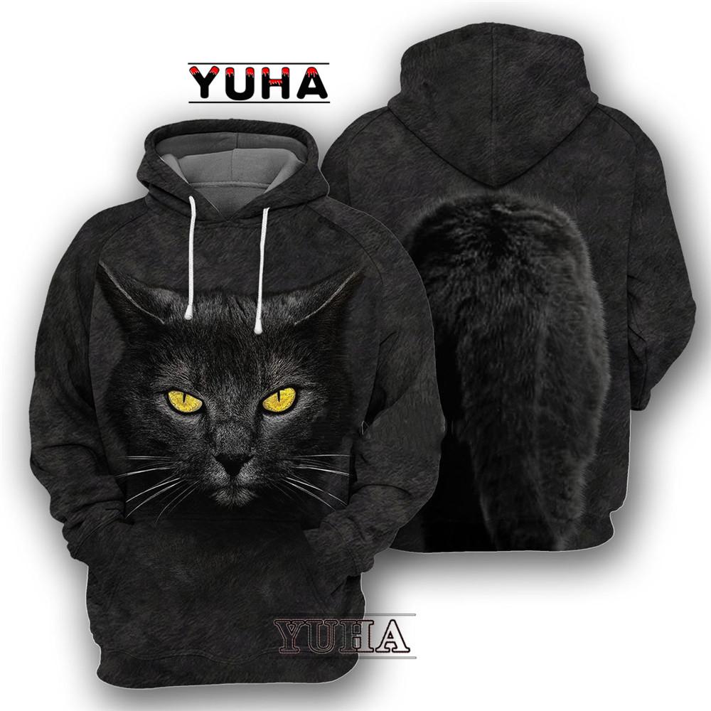 

Животные Волк / Енот / Кот Мужские толстовки с капюшоном 3D-графика спереди и сзади Пуловеры Топы Повседневные толстовки Одежда Harajuku 5XL