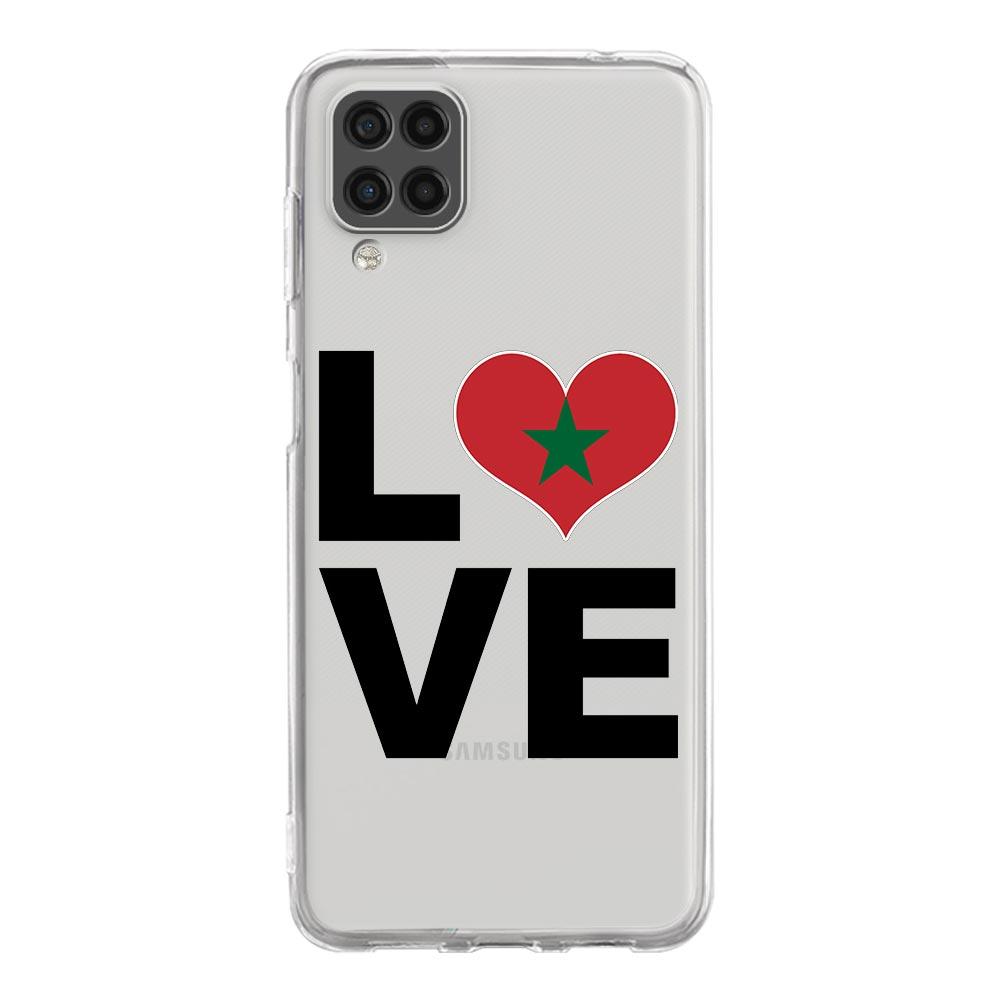 Marokko Flagge Fußball Für Samsung Galaxy A51 Klar Telefon Fall A71 A21S A12 A11 A31 A52 A41 A32 A23 A33 A53 a73 A03S A13 5G Abdeckung