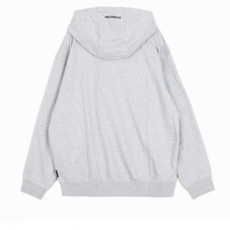 New Balance Essentials Small Logo Hoodie Zip Up Nbmdfco103 2 Types