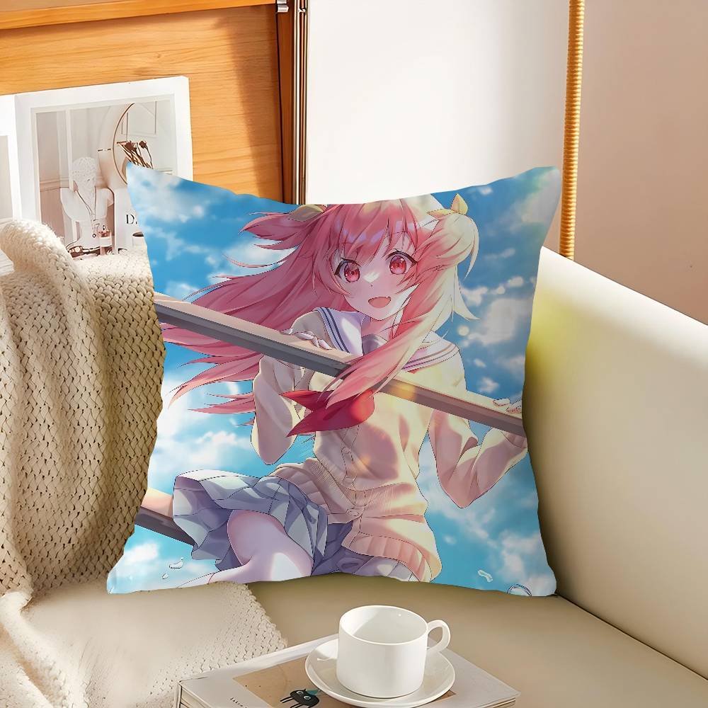A-Airi Momoi Cartoon Cushion Cover Decorative Pillow Sofa Home Decor Case Pillow Cases
