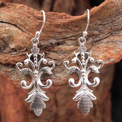 Silber Charm Ohrring, Silberschmuck, 925 Sterling Silber, handgefertigter Schmuck, Damenschmuck, Statement-Ohrring