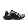 Li Ning Hei Star L2K Cushioning Abrasion Resistant Breathable Low Top Casual Shoes Women's Black Silver AGLW078-3