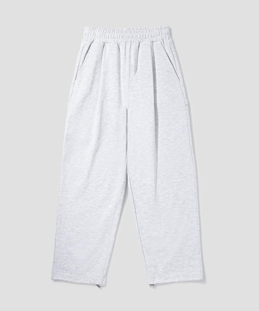 AGOD Carpenter Daimaru Sweat Wide Pants [White Melange]