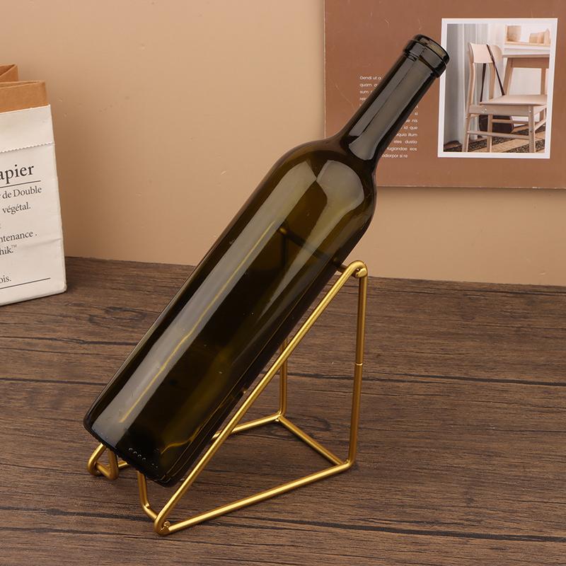 1 Pcs Wine Bottle Rack Countertop Wine Bottle Display Rack Wine Storage Rack Simple Home Counter Decoration