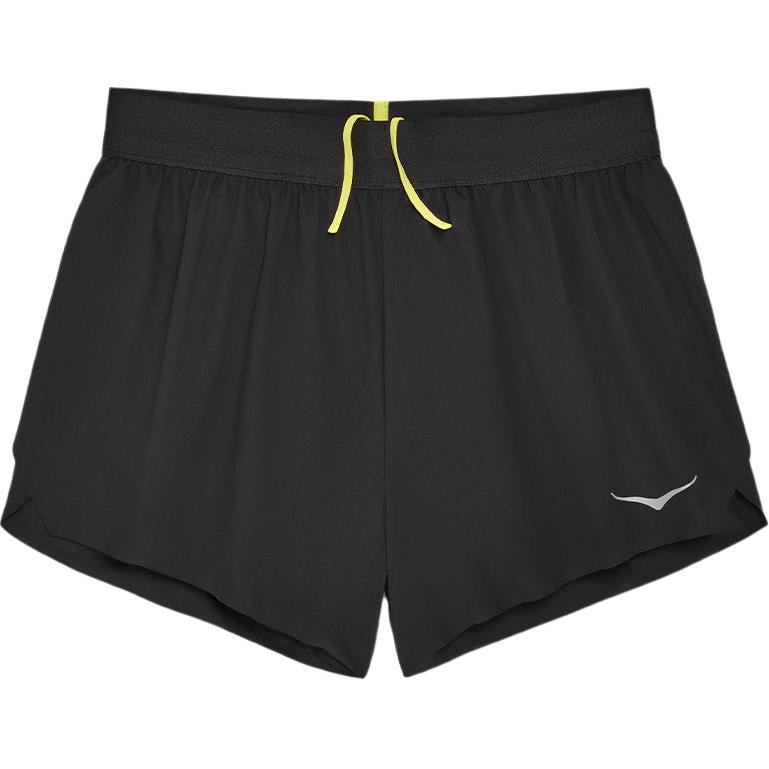 HOKA One One Однотонные шорты-капри на шнуровке, мужские, черные 1151076-BLK M