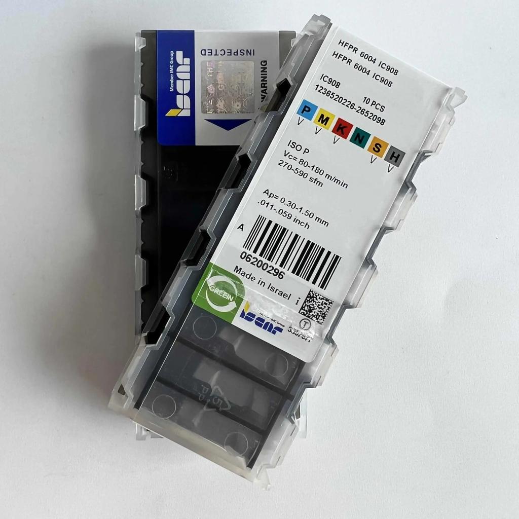 ISCAR / HFPR6004 IC908 /Industrial indexable Carbide Inserts 10 PCS