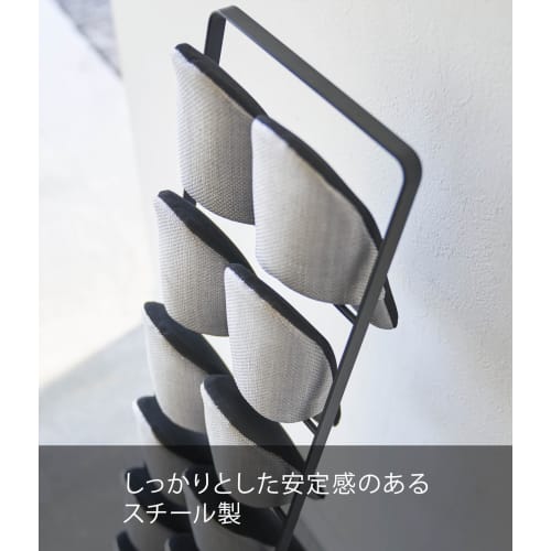 Yamazaki Slipper Rack, Black, Approx. W22 x D21 x H86cm, Frame 4703