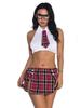 European & American Cosplay Student Costume Lingerie Set