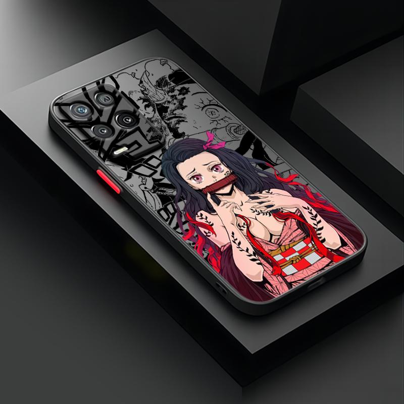 

Убийца демонов аниме для OPPO Find X5 X3 Neo F21S F21 K10 Pro Lite противоударный матовый полупрозрачный чехол из ТПУ для телефона OPPO Find X5 Pro 5G