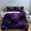 Fantasy Cat Decor Set Forest Soft Comfortable Duvet Cover Bedding Set Included 1*Duvet Cover & 2*Pillowcases, Gift