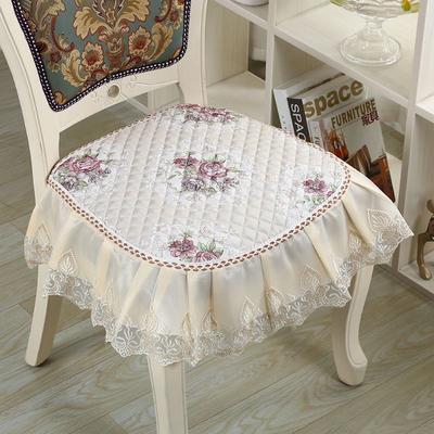 European Dining Chair Cushions With Lace Non-slip Stool Seat Cover Mats Decorative Sitting Cushion Chair Case Pad Home Decor