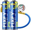 Fixfy 2-in-1 500 ml Airconditioning Navulset - 2x Grote Bus + R134A Slang