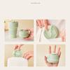 GIANXI Reusable Silicone Collapsible Cups With Lid For Camping 350ml 500ml Portable Folding Kitchen Coffee Cups For Travel