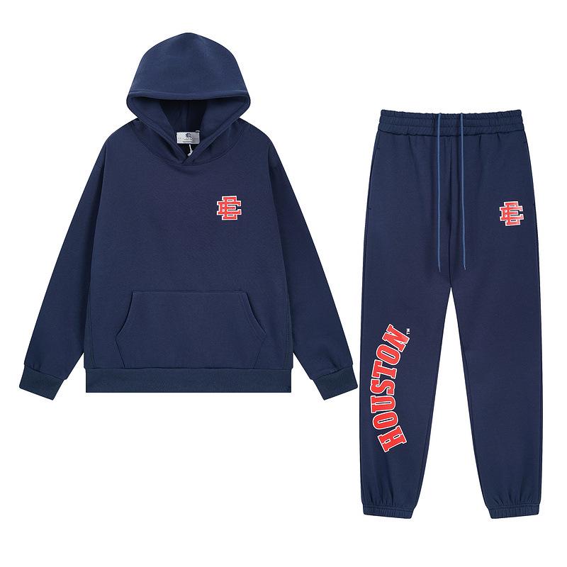 Eric Emanuel Retro High Street Unisex Fleecetröja med huva & Joggingbyxor Set