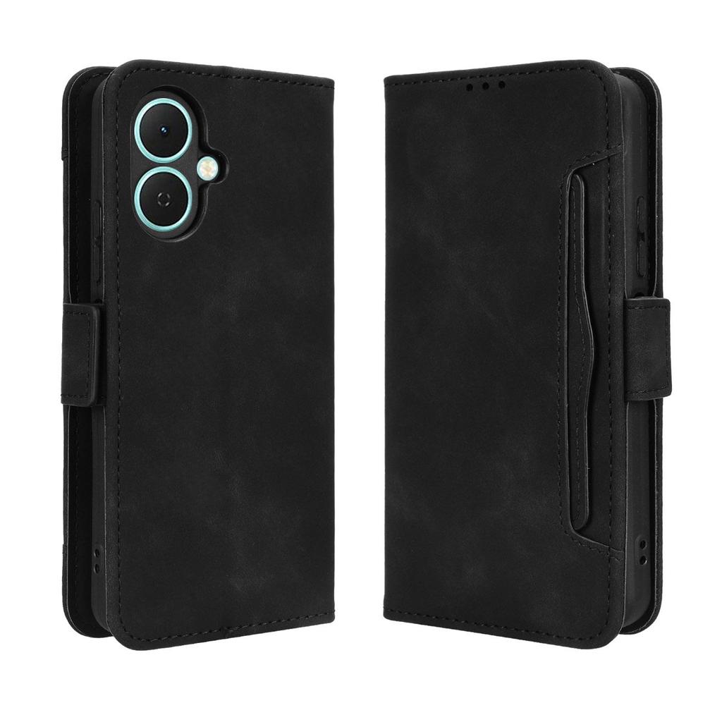 Flipové pouzdro pro Tecno Spark Go 2 PU kůže Ochrana celého těla S [Blokováním RFID] Nárazuvzdorné Odolné Retro Pouzdro na telefon