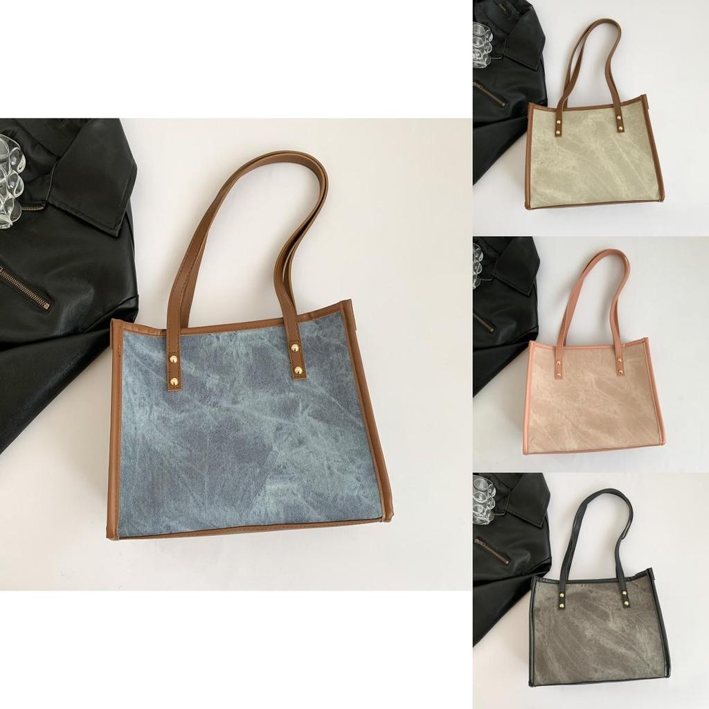 Stylish Large Capacity Single Shoulder Bag For Women Trendy Casual Vintage Tote