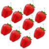 10Pcs Artificial Strawberry Models Realistic Simulation Fruit Decoration for Home Wedding Decoration Shop Window Display