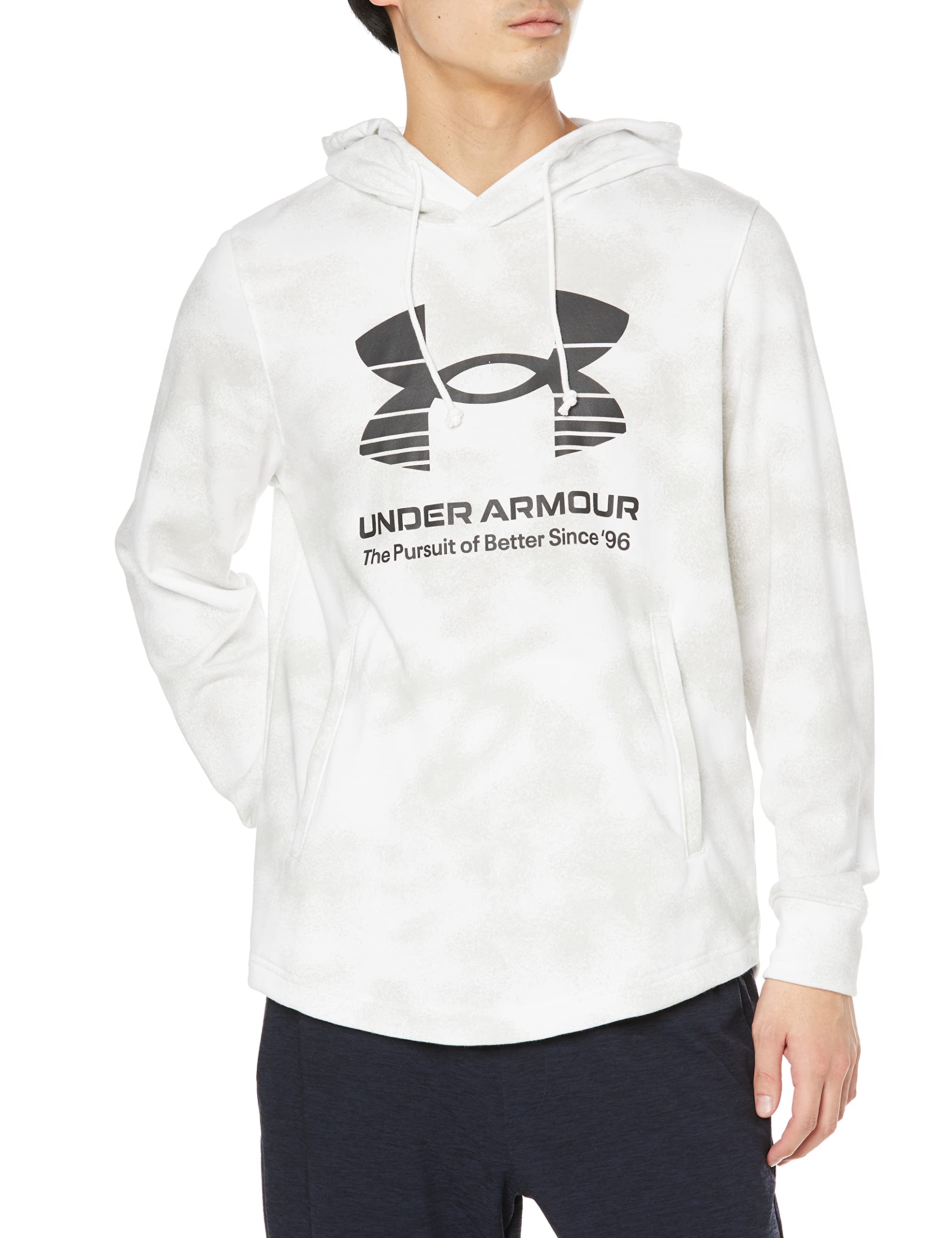 

Under Armour UA RIVAL TERRY NOVELTY HD White Gray Mist Black XL