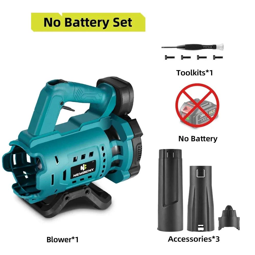 18500RPM Cordless Portable Electric Air Blower Speed Adjustable Efficient Leaf Snow Dust Cleaning Blower Tool