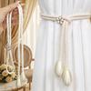 Adjustable Flower Curtain Tiebacks Minimalist Curtain Tie Rope Modern Curtain Binding  Living Room