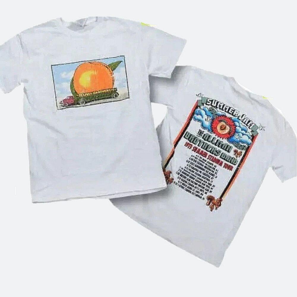 Allman Brothers Band Distressed Eat A Peach Double Sided T-Shirt XXL