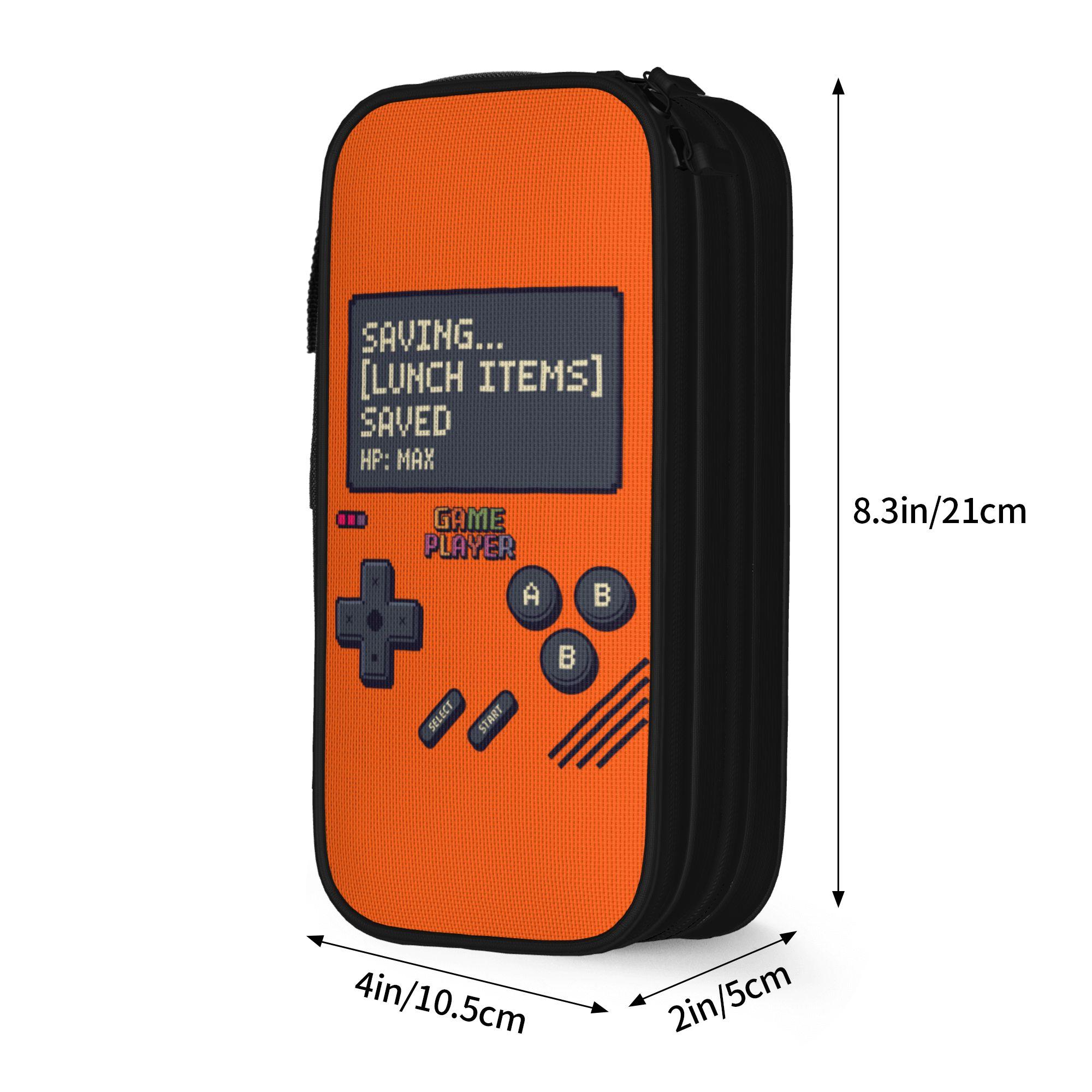 Schattige Moderne Videogame Gaming Stijl Liefhebbers Etuis Etui Pen voor Meisje Jongen Grote Capaciteit Tas Leerlingen School Rits (as the picture,M)
