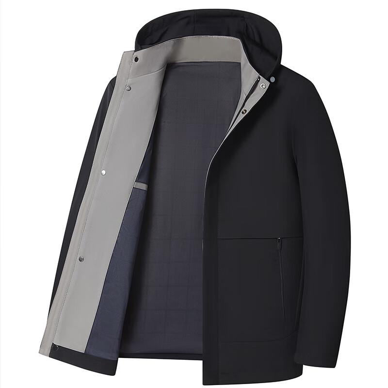 

Мужская куртка кэжуал с капюшоном для бизнеса XL