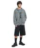 Nomanual R.P Layer Hooded Zip-Up - Washed Gray