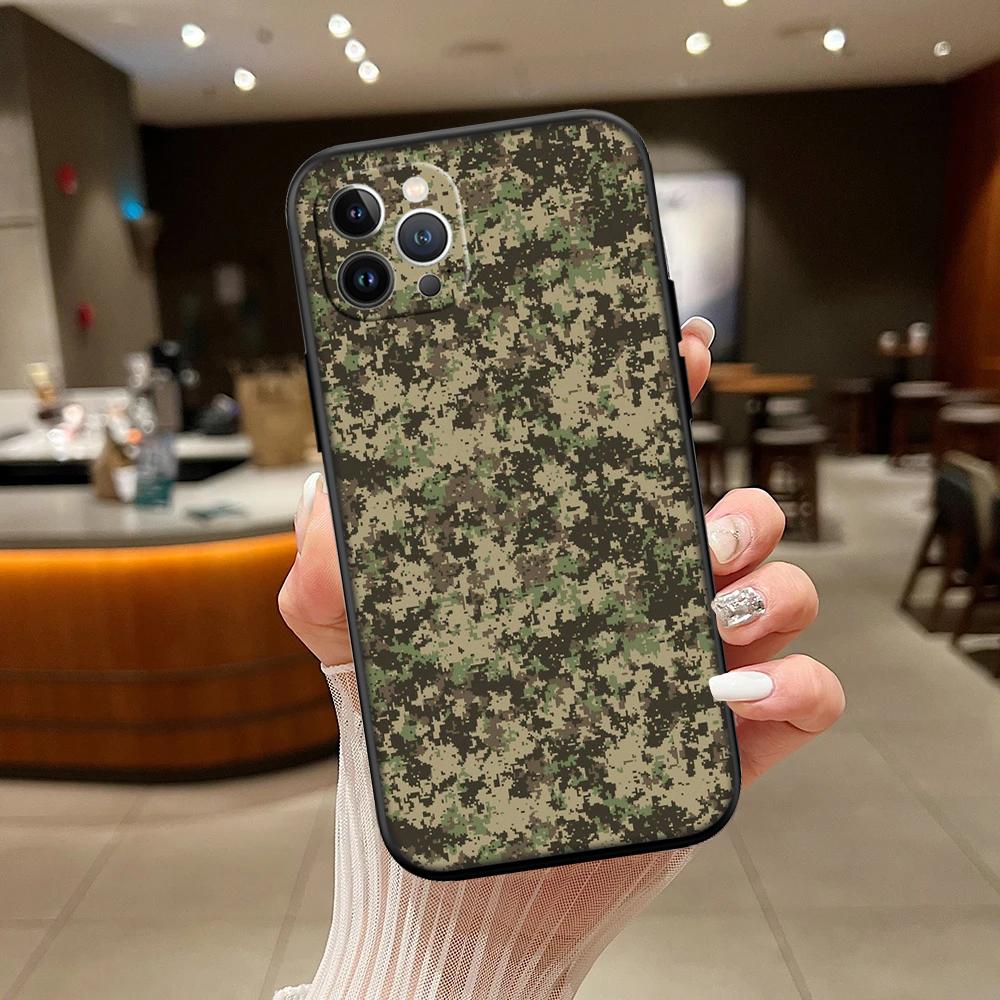 RA7 Camouflage New High-End Shell Phone Case for iPhone SE X XS XR 16E 17 11 Pro Max 8 7 6 6s Plus Air