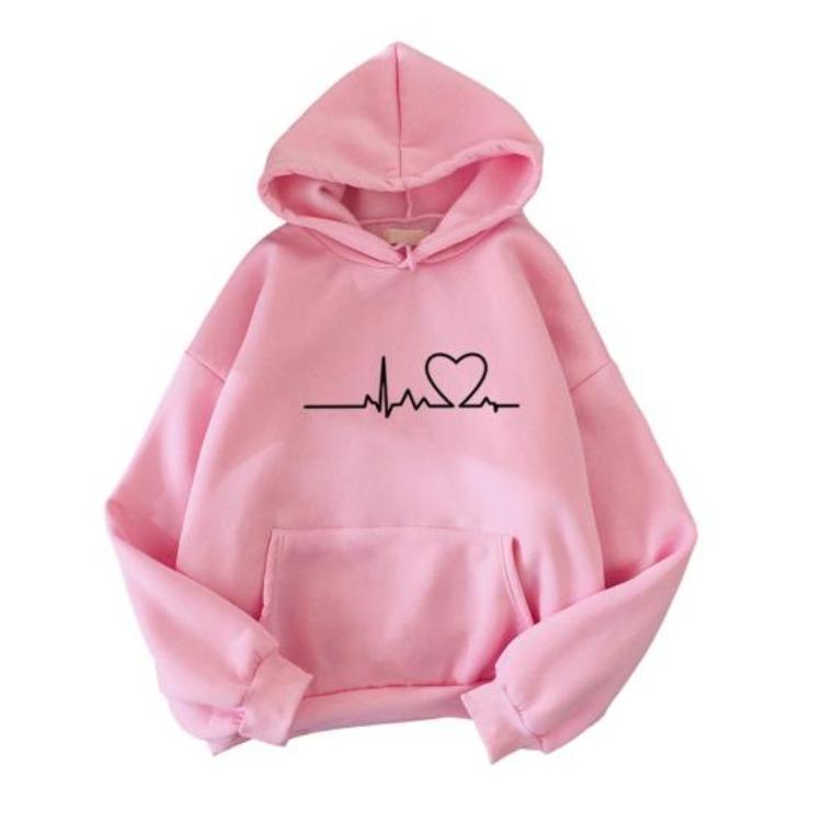 Fall Outfits Women Oversized Hoodies Casual Long Sleeve Pullover Drawstring Hooded Sweatshirts