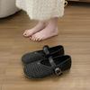 Summer Hollow Fishing Net Shoes with Mary Jane Shoes Shallow Mouth Single Shoes Women's New Hole Sandals