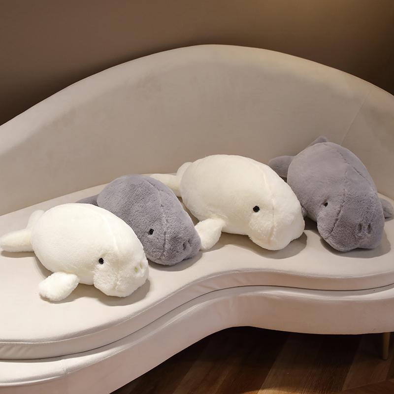40/50cm Kawaii Plyšová hračka Kapybara Roztomilá plyšová panenka Dugong Životní mořská kráva Zvířecí plyšový polštář Dárky k narozeninám pro děti Dekorace do pokoje