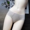 Women's Lace Underwear Seamless Low Waist Briefs Soft Stretchy No Show Bikini Panties Female Invisible Slip Underpants