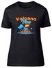 Volcano Vibes Lava Flow Volcanic Eruption Womens T-Shirt Ladies Gift Tee