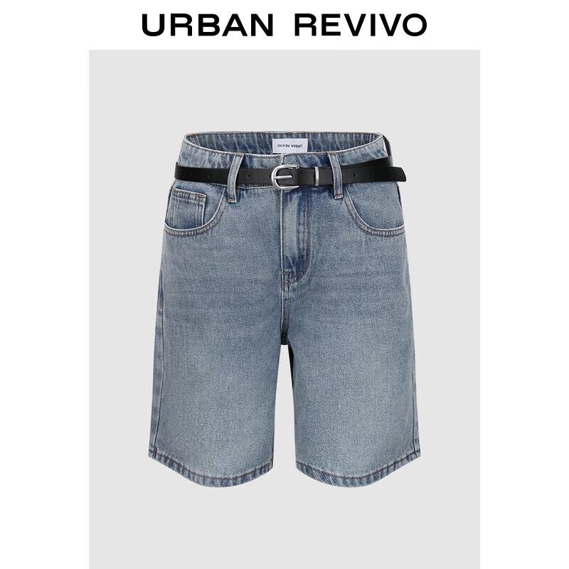 Женские ретро джинсовые шорты UR 2025 с эффектом потертости 26