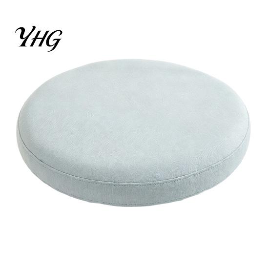 Cozy Fleece Seat Cushion for Winter Memory Foam Chair Cushion, Thickened Dining Pad with Straps, Replacement Wooden Chairs Non-Slip Backing, Washable