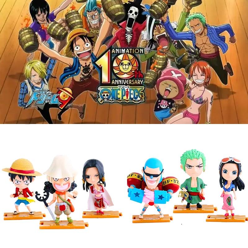 One Piece Mini Figure Collection Perfect For Cake Toppers And Ornament Decorations