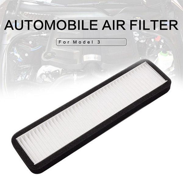 White & Black Non-Woven Fabric for Tesla Model 3 AC Intake Filter Replacement