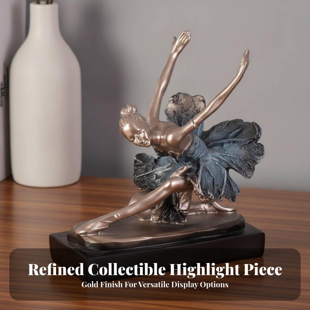 Ballerina Figurine Decorative Statue Elegant for Dance Studio Owners