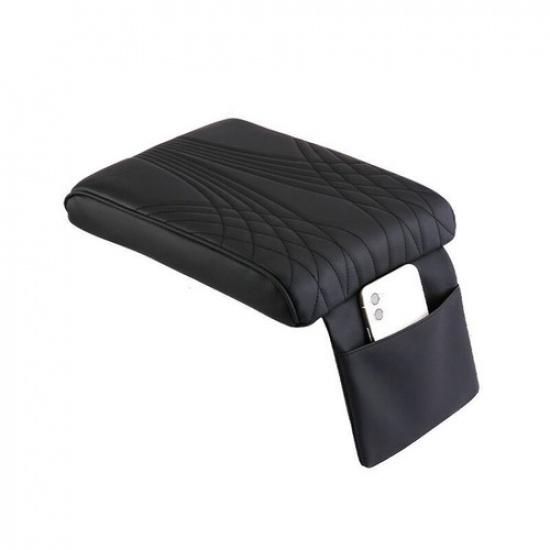 Black Car Center Console Armrest Box Foam Cushion Cover Mat Protector Trim New