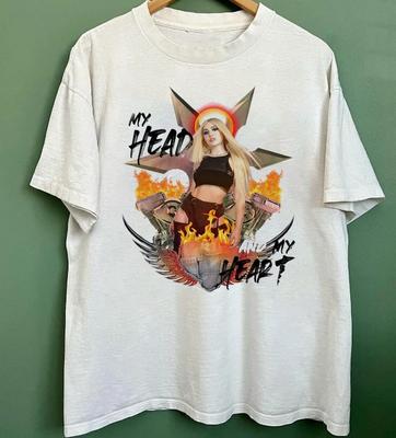 New Rare Ava Max My Head And My Heart Black All Size Shirt FF151 Unisex T-Shirt