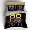 Back To the Future Car Design Bedding Duvet Cover Set Duvet Cover Pillowcases  (1*Duvet Cover 2*Pillowcases, Without Duvet Insert)