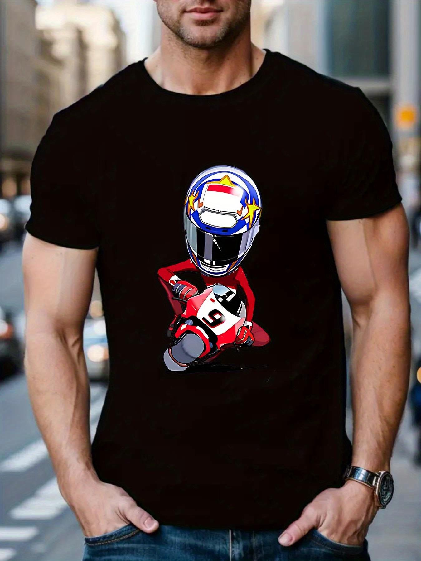 Casual Athletic T-shirt - Breathable Polyester XXL