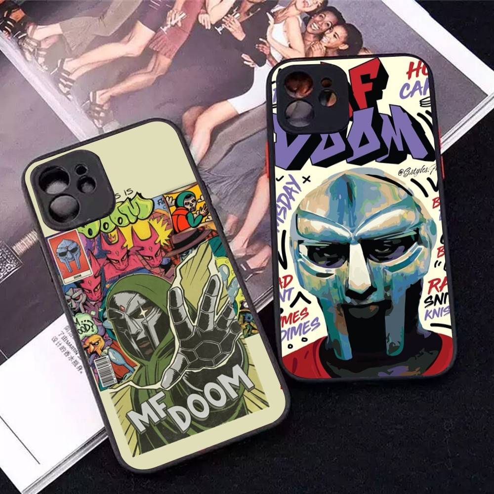 Fashion MF DOOM Hot Singer Phone Case For IPhone 16 15 14 X XR XS 7 8 Plus 11 12 13 Pro MAX 13mini Matte Shockproof Case