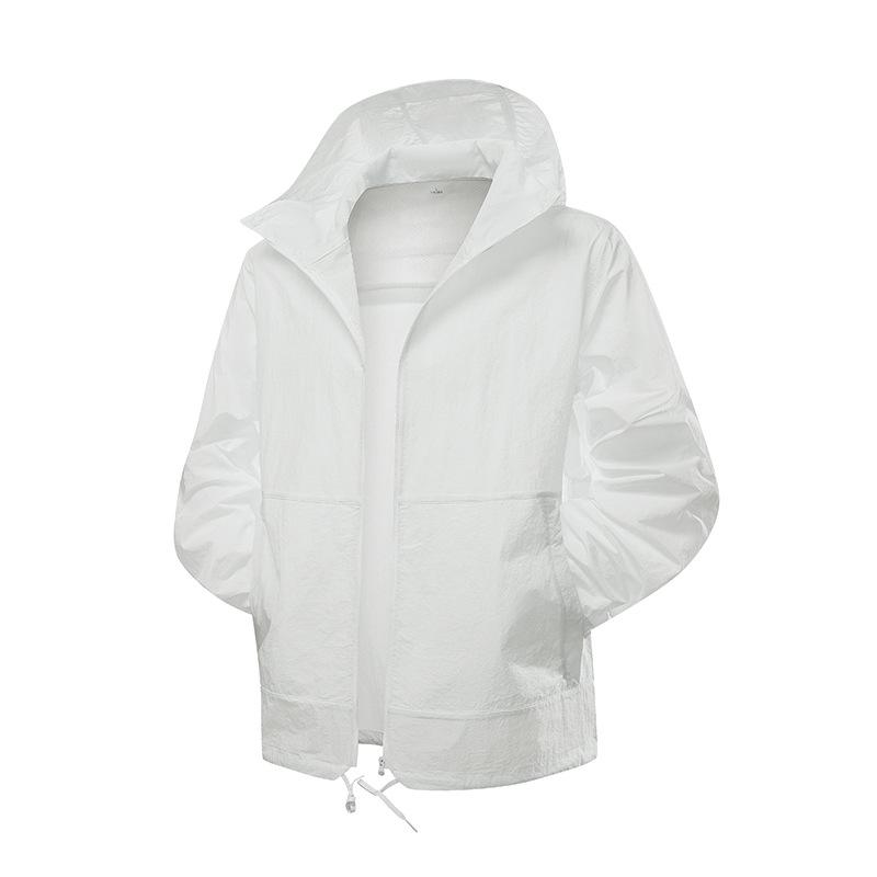 Sunscreen Tops Men's Outdoor Antibacterial Light and Breathable Sunscreen Clothes Women's UV-proof Overalls Customized