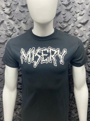 Misery Koszulka Gotycki Deathrock Goth Post Punk Muzyka Rock Grunge Unisex T-shirt