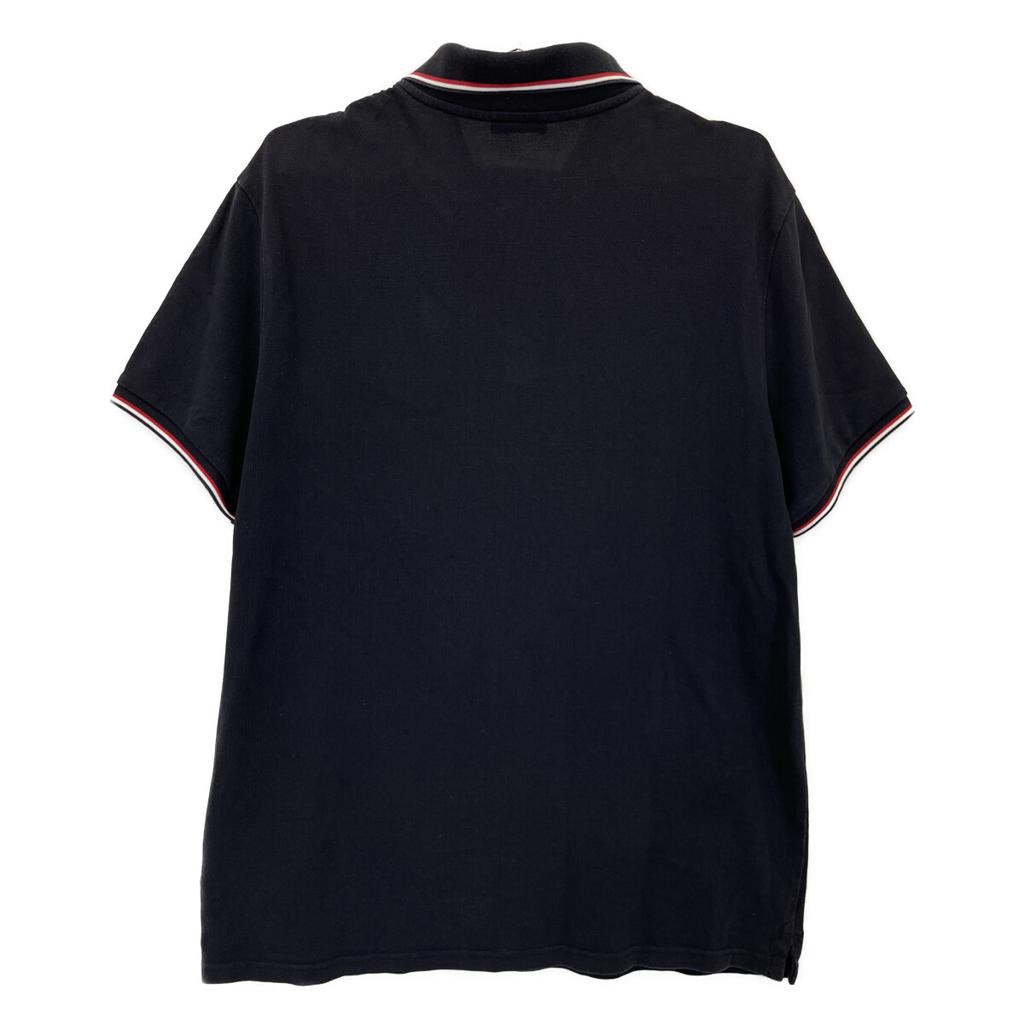 MONCLER MAGLIA POLO MANICA CORTA polo shirt tops XL NavyUsed