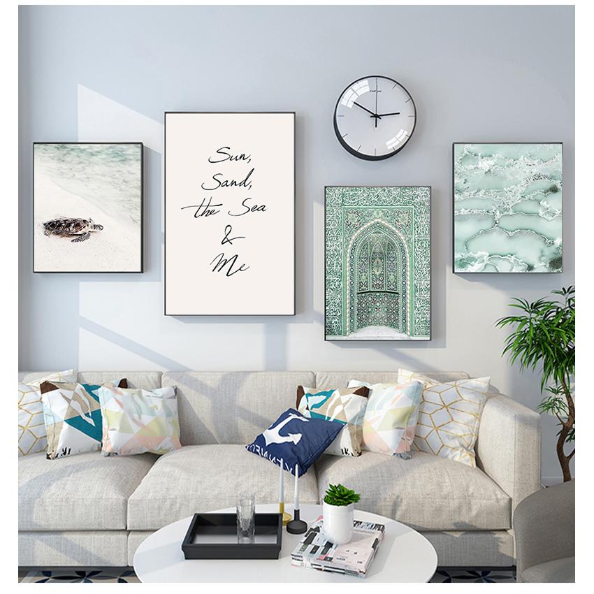 Pictures Posters for Living Room Home Decor NO FRAME Trendy Moroccan Scene Gallery Canvas Painting Poster and Print Wall Art