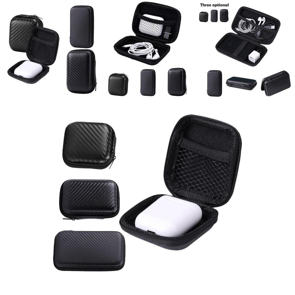 Tragbare Aufbewahrungstasche für Kopfhörer, Mini-Größe, stoßfestes EVA-Material schützt Kopfhörer und Gadgets